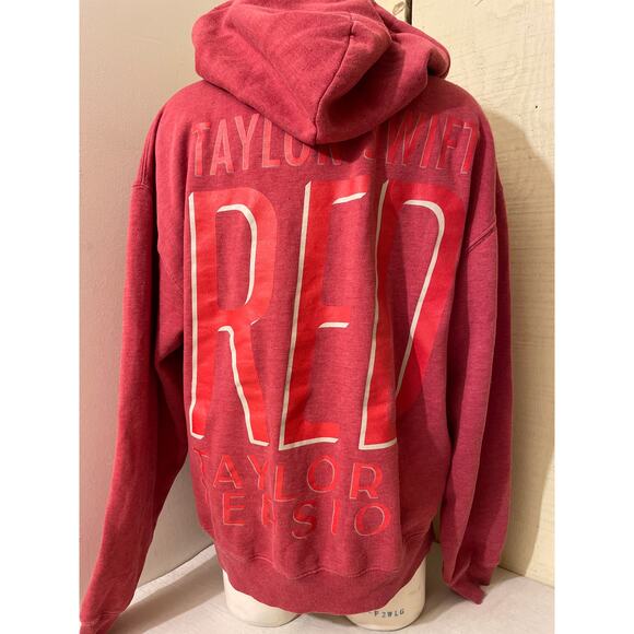 Taylor Swift Women's‎ Size Medium Red Taylors Verison Hoodie Merch - Picture 2 of 9